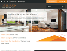 Tablet Screenshot of absolutent.com.au